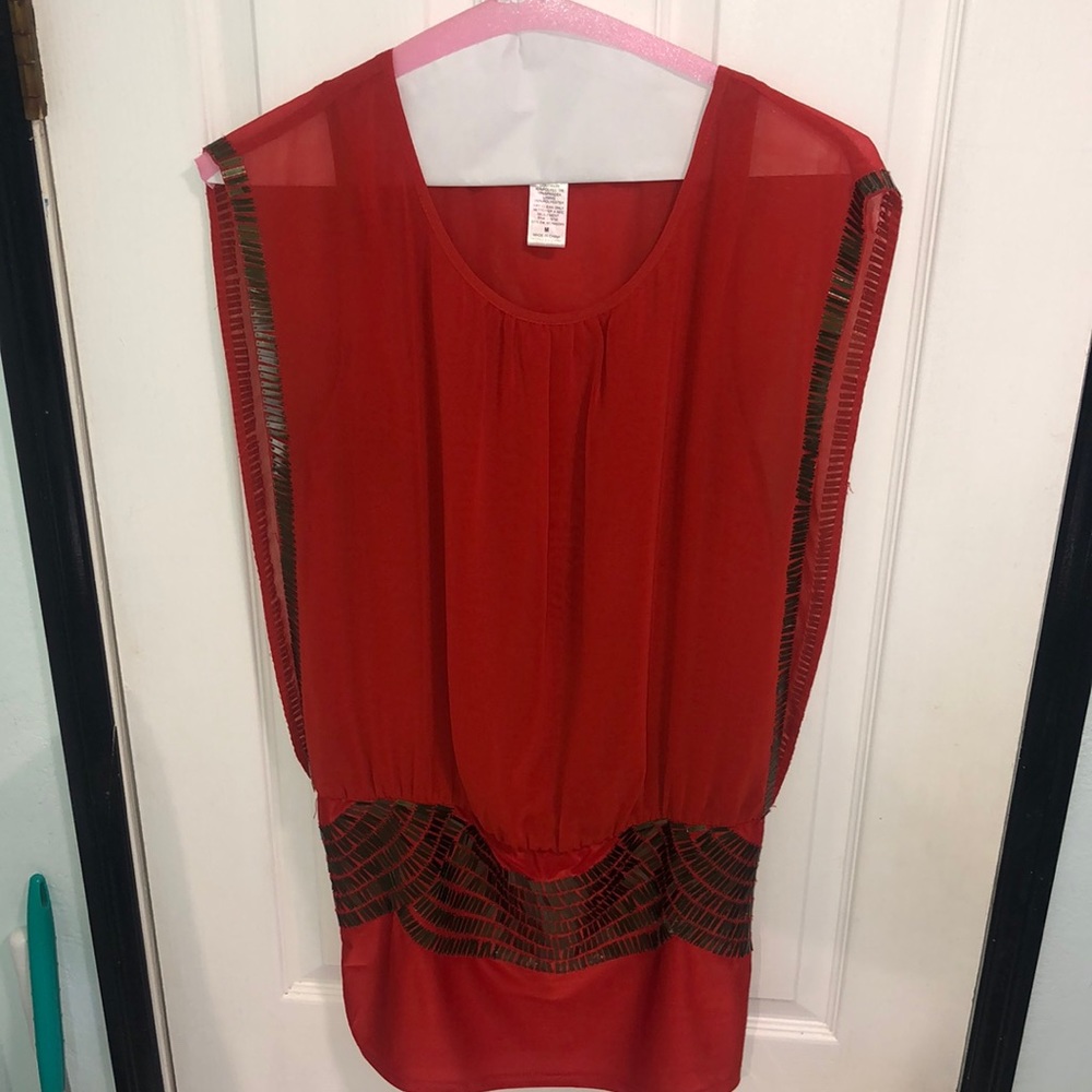 Women’s Orange & Gold Dress